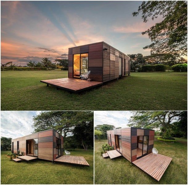 Casa prefabricada de madera